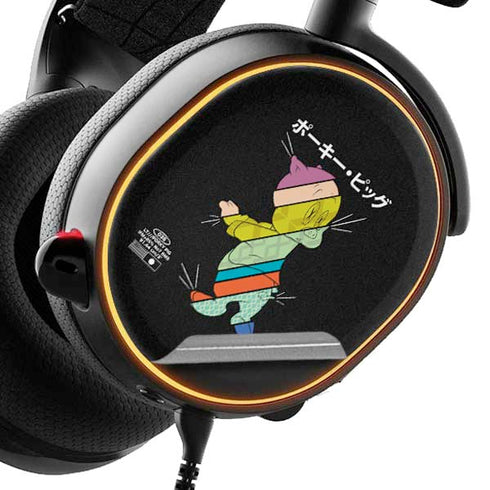 Looney Tunes Porky Pig Sliced Juxtapose SteelSeries Arctis 5 Skin