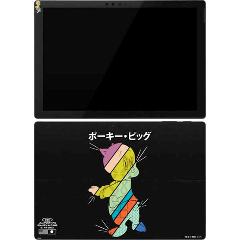 Looney Tunes Porky Pig Sliced Juxtapose Surface Pro 7 Skin