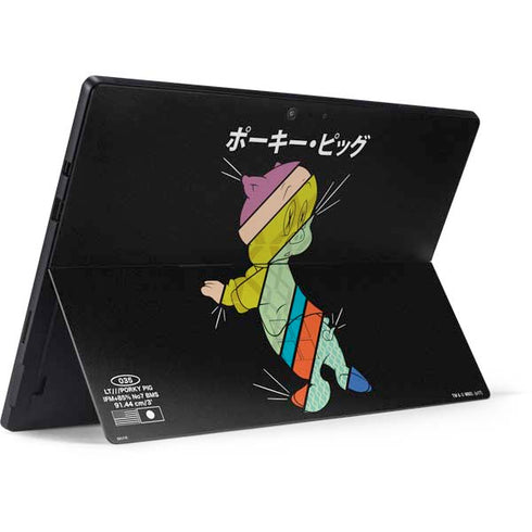 Looney Tunes Porky Pig Sliced Juxtapose Surface Pro 7 Skin