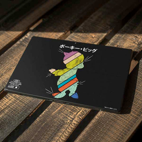 Looney Tunes Porky Pig Sliced Juxtapose Surface Pro 7 Skin
