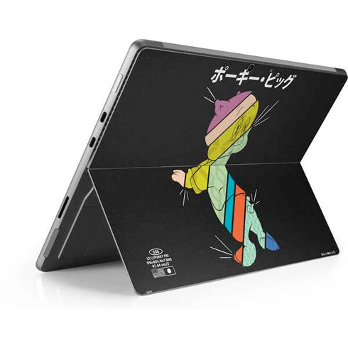 Looney Tunes Porky Pig Sliced Juxtapose Surface Pro 8 Skin