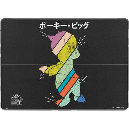 Looney Tunes Porky Pig Sliced Juxtapose Surface Pro 9 Skin