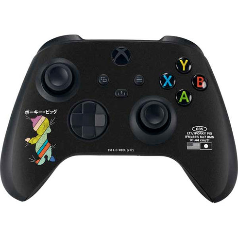 Looney Tunes Porky Pig Sliced Juxtapose Xbox Series X Controller Skin