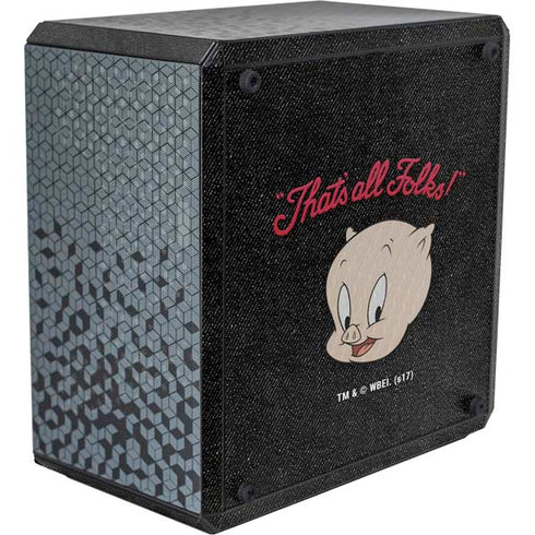 Looney Tunes Porky Pig Thats All Folks Cooler Master MasterBox Q300L Mini Tower Skin