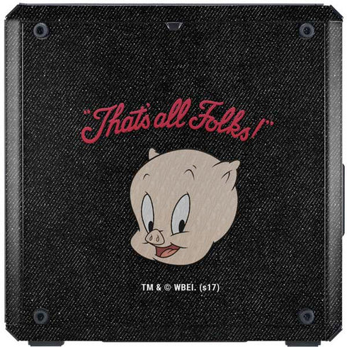 Looney Tunes Porky Pig Thats All Folks Cooler Master MasterBox Q300L Mini Tower Skin