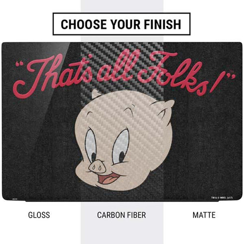 Looney Tunes Porky Pig Thats All Folks Dell Vostro Skin
