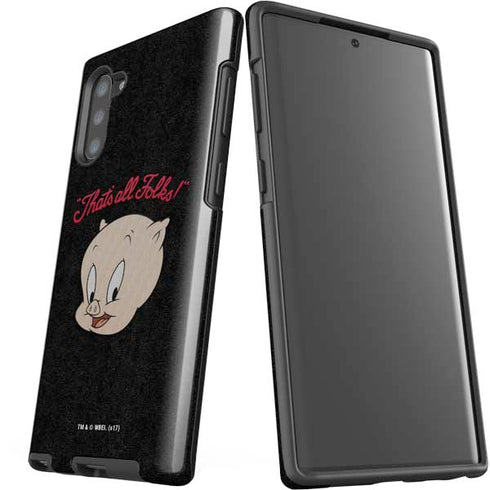 Looney Tunes Porky Pig Thats All Folks Galaxy Note 10 Pro Case