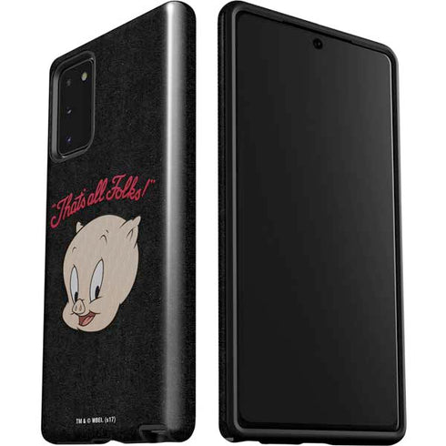 Looney Tunes Porky Pig Thats All Folks Galaxy Note20 5G Pro Case