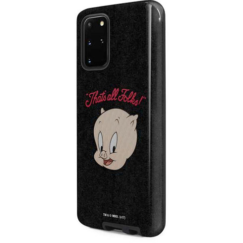 Looney Tunes Porky Pig Thats All Folks Galaxy S20 Plus Pro Case