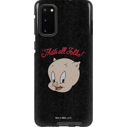 Looney Tunes Porky Pig Thats All Folks Galaxy S20 Pro Case