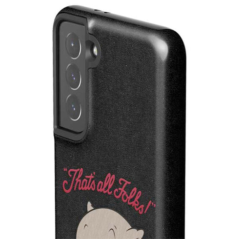 Looney Tunes Porky Pig Thats All Folks Galaxy S21 5G Pro Case