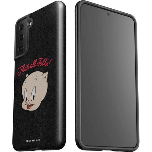 Looney Tunes Porky Pig Thats All Folks Galaxy S21 FE Pro Case