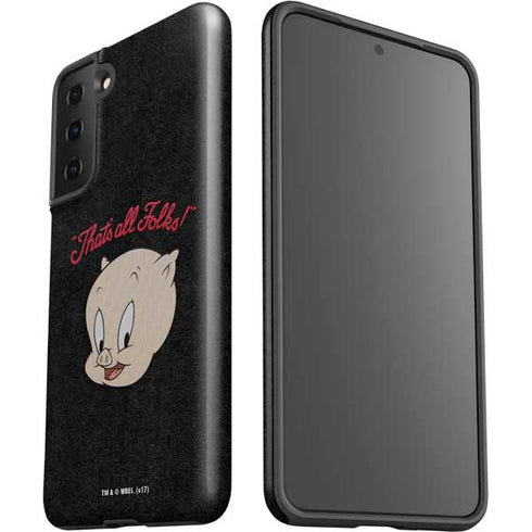 Looney Tunes Porky Pig Thats All Folks Galaxy S21 Plus 5G Pro Case