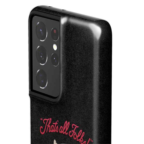 Looney Tunes Porky Pig Thats All Folks Galaxy S21 Ultra 5G Pro Case