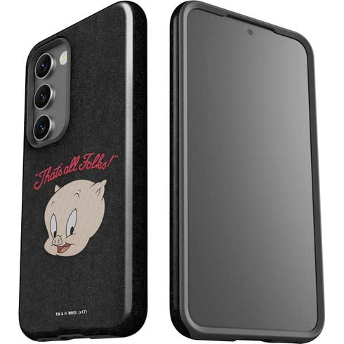 Looney Tunes Porky Pig Thats All Folks Galaxy S23 Pro Case
