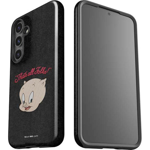 Looney Tunes Porky Pig Thats All Folks Galaxy S24 Impact Case