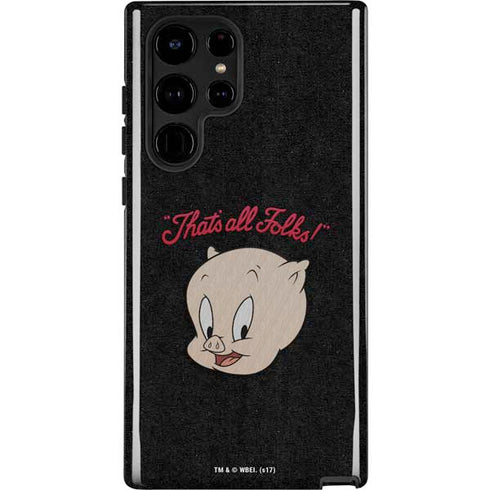 Looney Tunes Porky Pig Thats All Folks Galaxy S24 Ultra Impact Case
