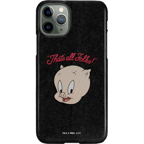 Looney Tunes Porky Pig Thats All Folks iPhone 11 Pro Lite Case