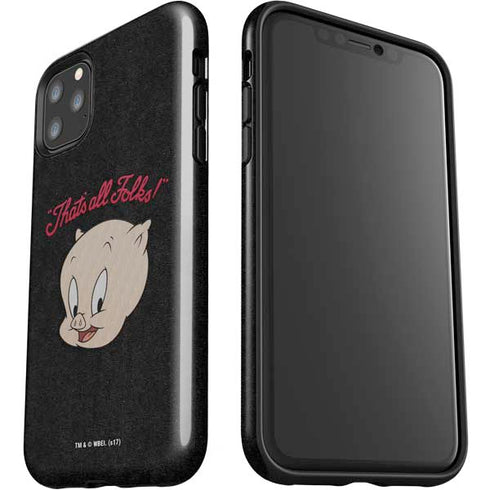 Looney Tunes Porky Pig Thats All Folks iPhone 11 Pro Max Impact Case
