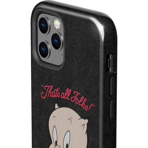 Looney Tunes Porky Pig Thats All Folks iPhone 12 Pro Max Impact Case