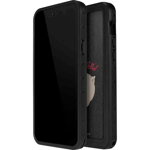 Looney Tunes Porky Pig Thats All Folks iPhone 12 Pro Waterproof Case