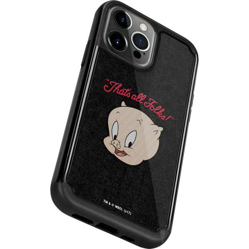 Looney Tunes Porky Pig Thats All Folks iPhone 13 Pro Cargo Case