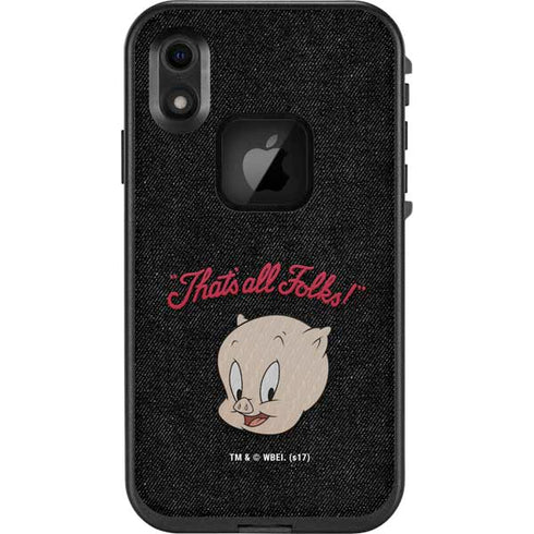 Looney Tunes Porky Pig Thats All Folks LifeProof Fre iPhone Skin