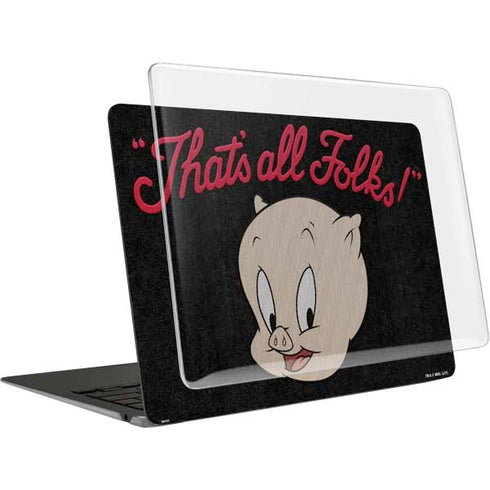 Looney Tunes Porky Pig Thats All Folks MacBook Air 15in (2023-2025) Case plus Skin