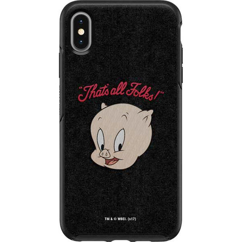 Looney Tunes Porky Pig Thats All Folks Otterbox Symmetry iPhone Skin