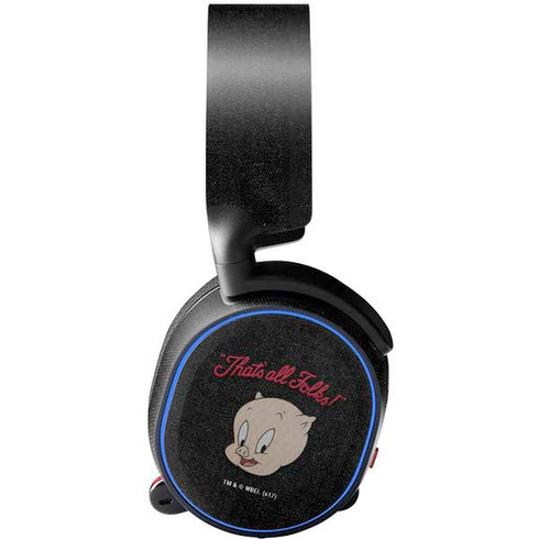Looney Tunes Porky Pig Thats All Folks SteelSeries Arctis 3 Skin
