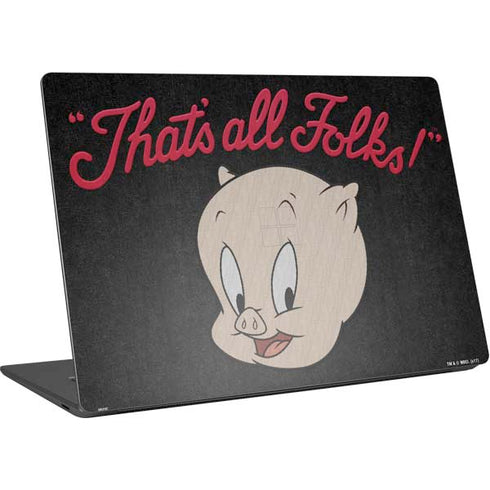 Looney Tunes Porky Pig Thats All Folks Surface Laptop 4 15in Skin