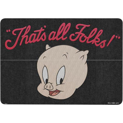Looney Tunes Porky Pig Thats All Folks Surface Laptop Studio Skin