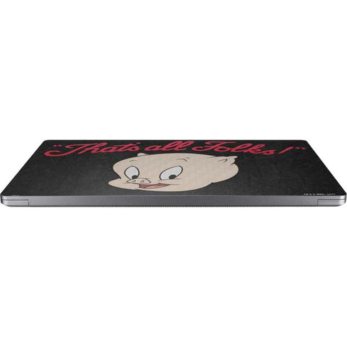 Looney Tunes Porky Pig Thats All Folks Universal Laptop 15in (12.2 x 8.8in) Skin