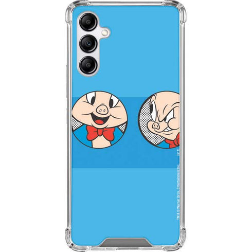 Looney Tunes Porky Pig Two Circles Galaxy A14 5G Clear Case