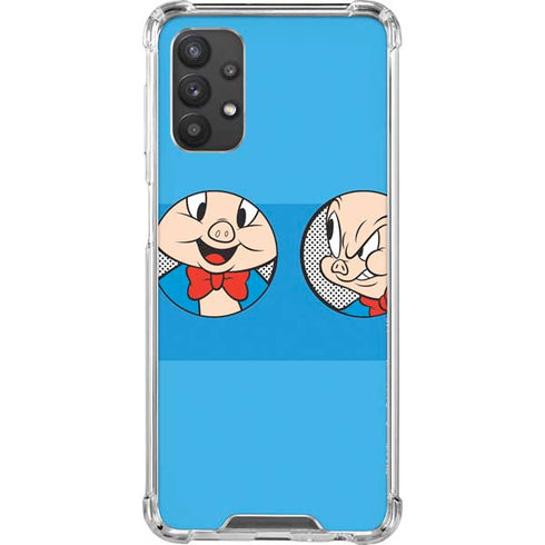 Looney Tunes Porky Pig Two Circles Galaxy A32 5G Clear Case