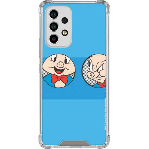 Looney Tunes Porky Pig Two Circles Galaxy A53 5G Clear Case