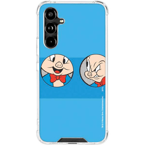 Looney Tunes Porky Pig Two Circles Galaxy A54 5G Clear Case