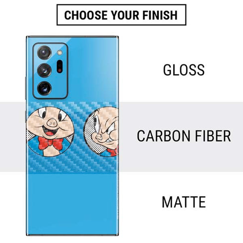 Looney Tunes Porky Pig Two Circles Galaxy Note20 Ultra 5G Skin