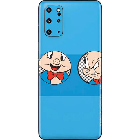 Looney Tunes Porky Pig Two Circles Galaxy S20 Plus Skin
