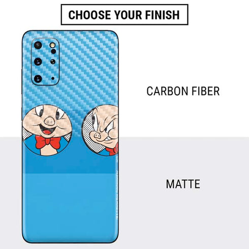 Looney Tunes Porky Pig Two Circles Galaxy S20 Plus Skin