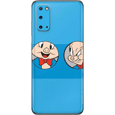 Looney Tunes Porky Pig Two Circles Galaxy S20 Skin