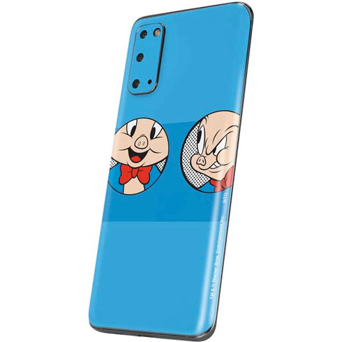 Looney Tunes Porky Pig Two Circles Galaxy S20 Skin