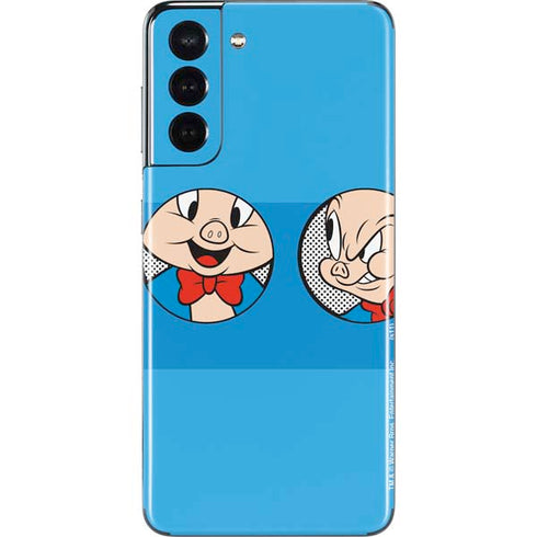 Looney Tunes Porky Pig Two Circles Galaxy S21 5G Skin