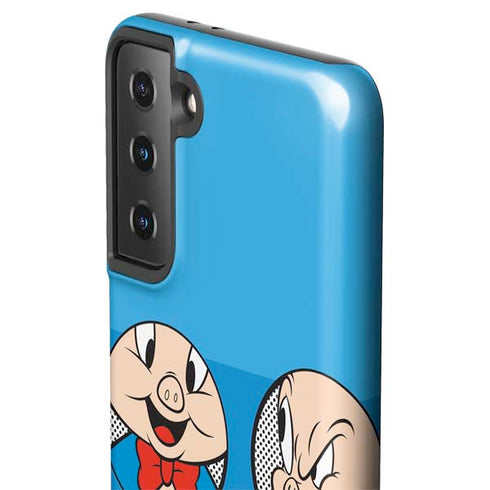 Looney Tunes Porky Pig Two Circles Galaxy S21 FE Pro Case