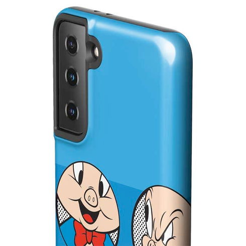 Looney Tunes Porky Pig Two Circles Galaxy S21 Plus 5G Pro Case