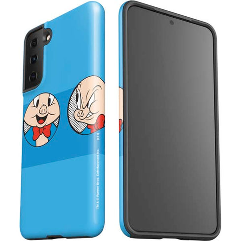 Looney Tunes Porky Pig Two Circles Galaxy S21 Plus 5G Pro Case