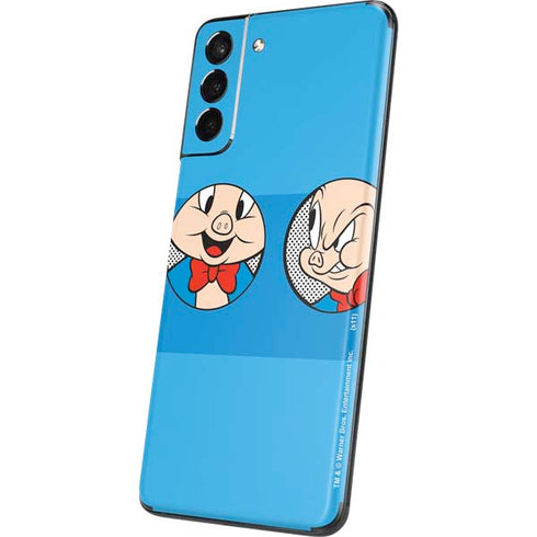Looney Tunes Porky Pig Two Circles Galaxy S21 Plus 5G Skin