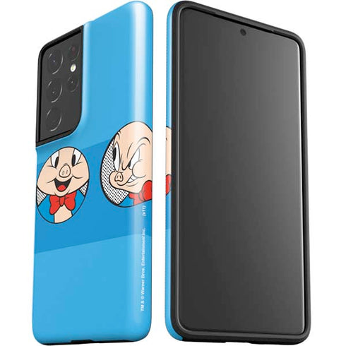 Looney Tunes Porky Pig Two Circles Galaxy S21 Ultra 5G Pro Case