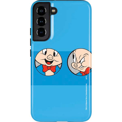 Looney Tunes Porky Pig Two Circles Galaxy S22 Plus Pro Case