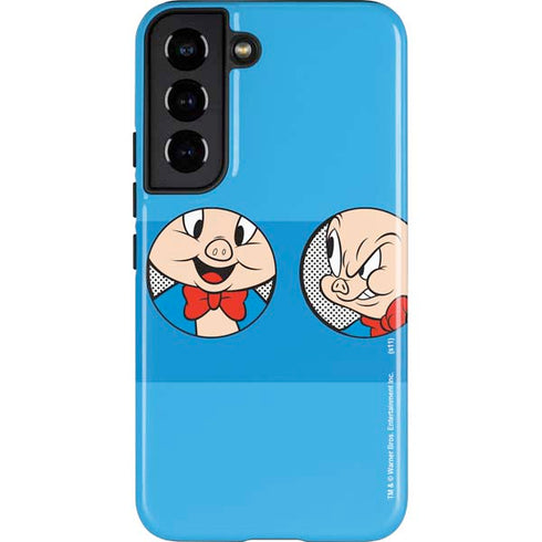 Looney Tunes Porky Pig Two Circles Galaxy S22 Pro Case